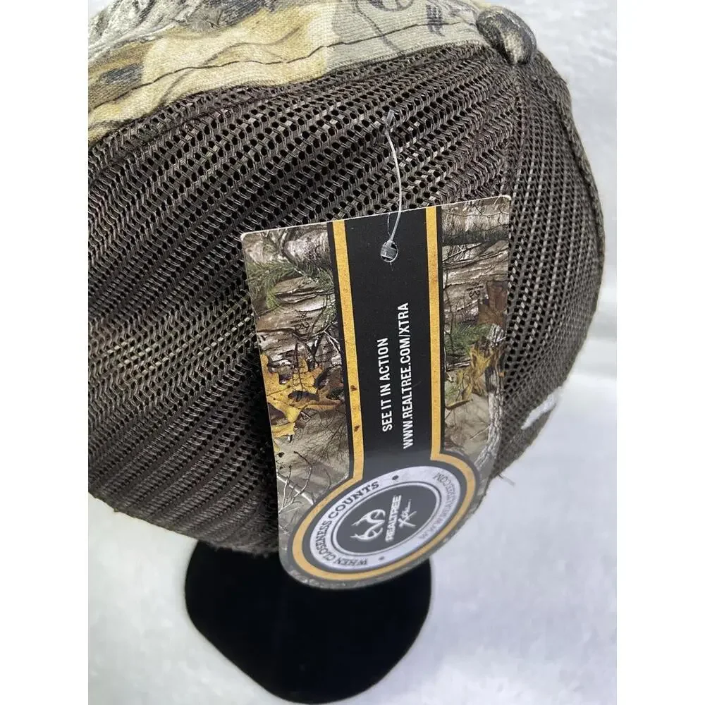 New Realtree Xtra Green Hat Ball Cap Camo Quiet For Hunting Outdoor One Size NWT